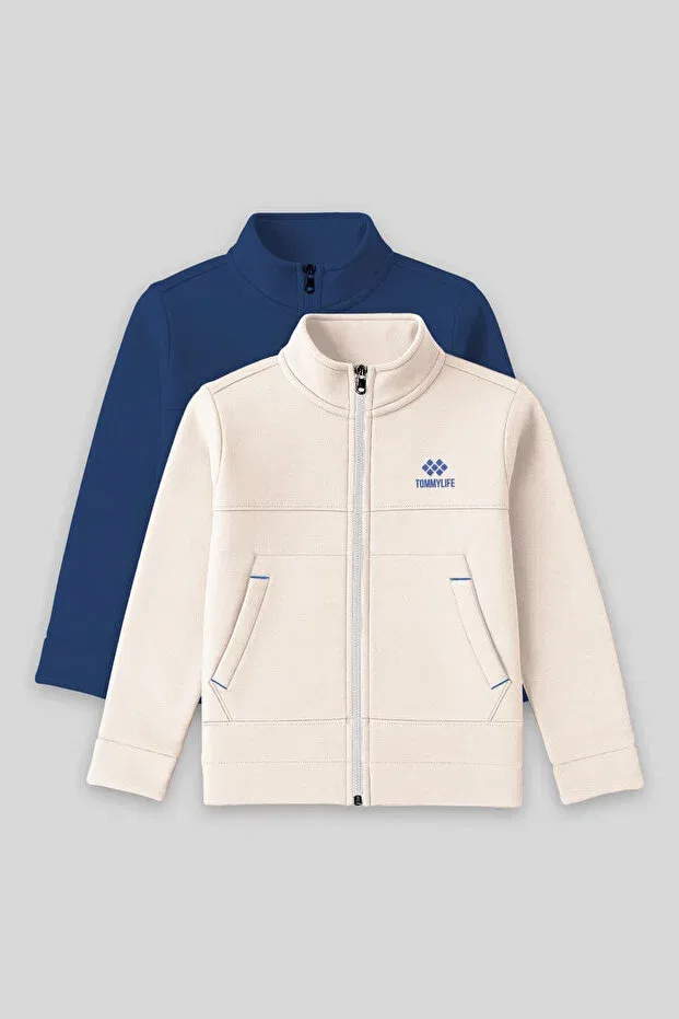 Детские свитшот для мальчиков с длинным рукавом 2-pack Tommy Life, Bej Parliament