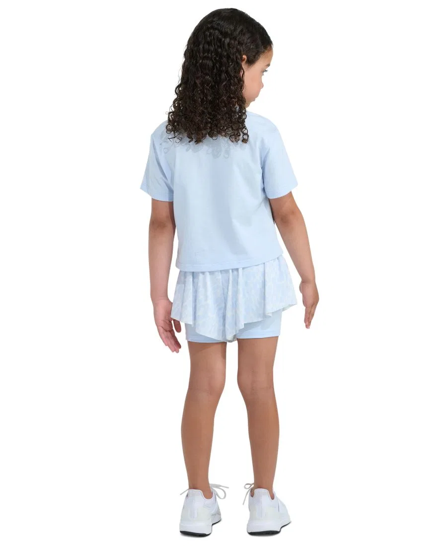 Комплект из футболки и шорт с принтом adidas, Light Blue — фото 4