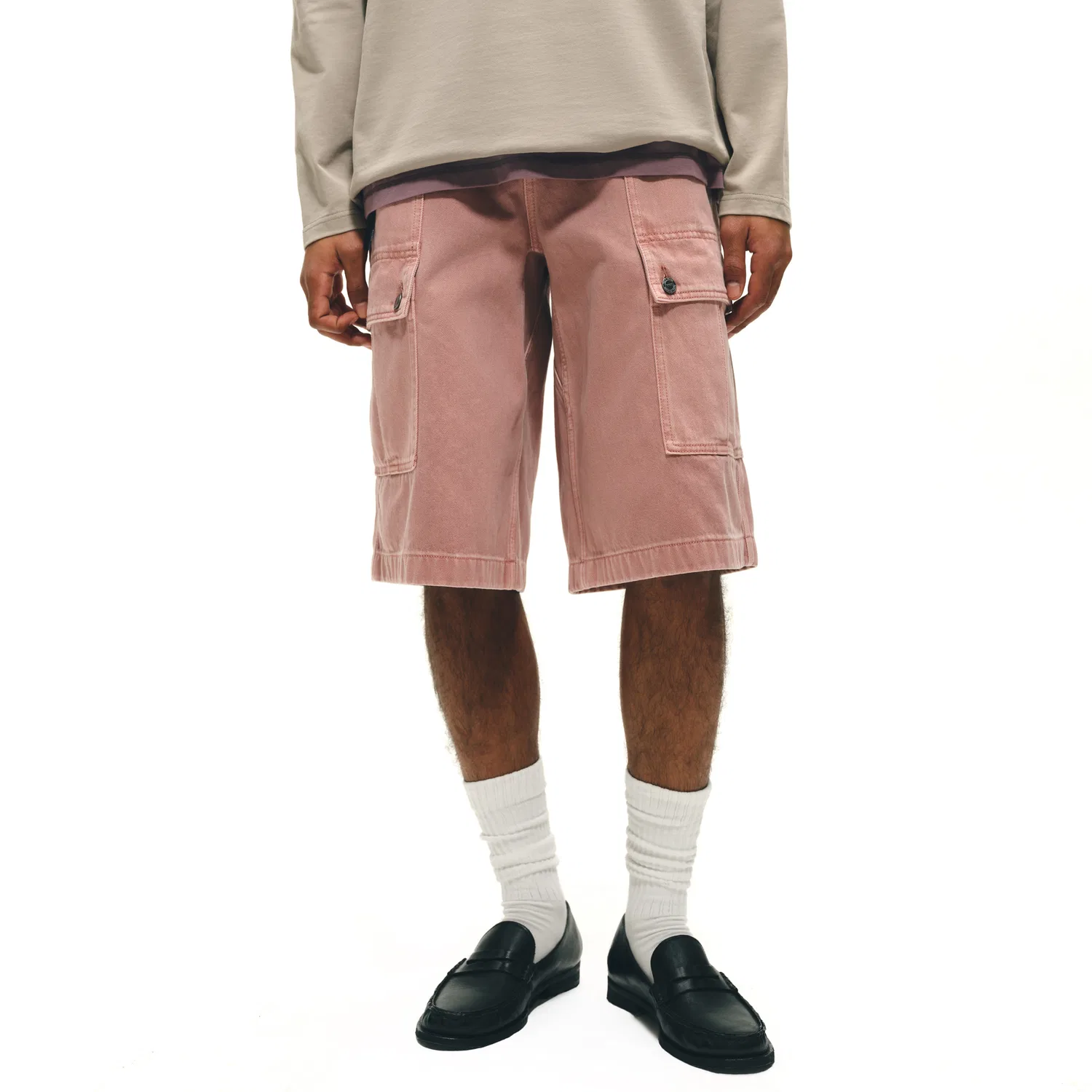 Детские джинсовые шорты Unisex Teenie Weenie Men, Pink — фото 4