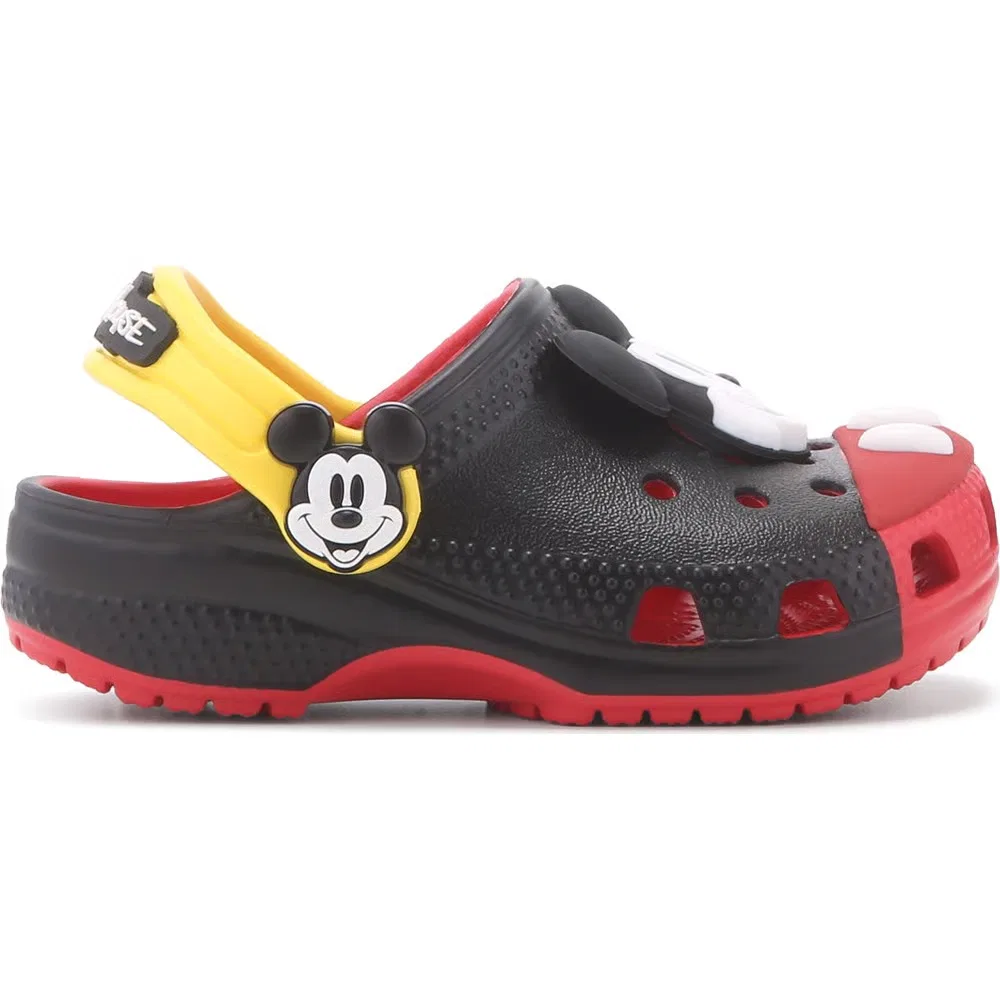 Детские классические сабо Mickey Mouse Crocs, Black Mickey Multi — фото 2