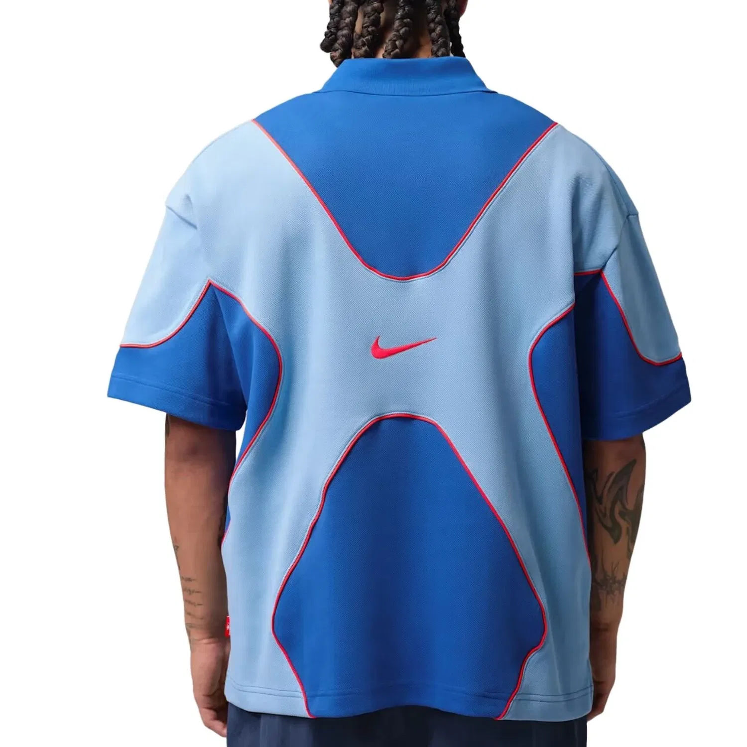 Мужское поло Air Jordan x Awake NY Polo 'Game Royal Light Blue' Jordan, Game Royal/Light Blue — фото 2