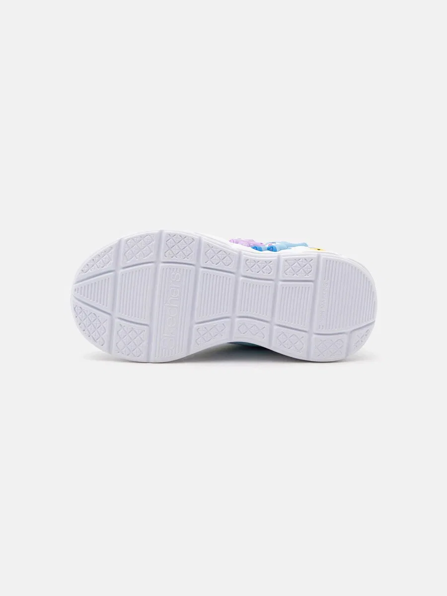 Кроссовки SKECHERS 'LIL SNUGS' пастельно-голубого цвета — фото 4