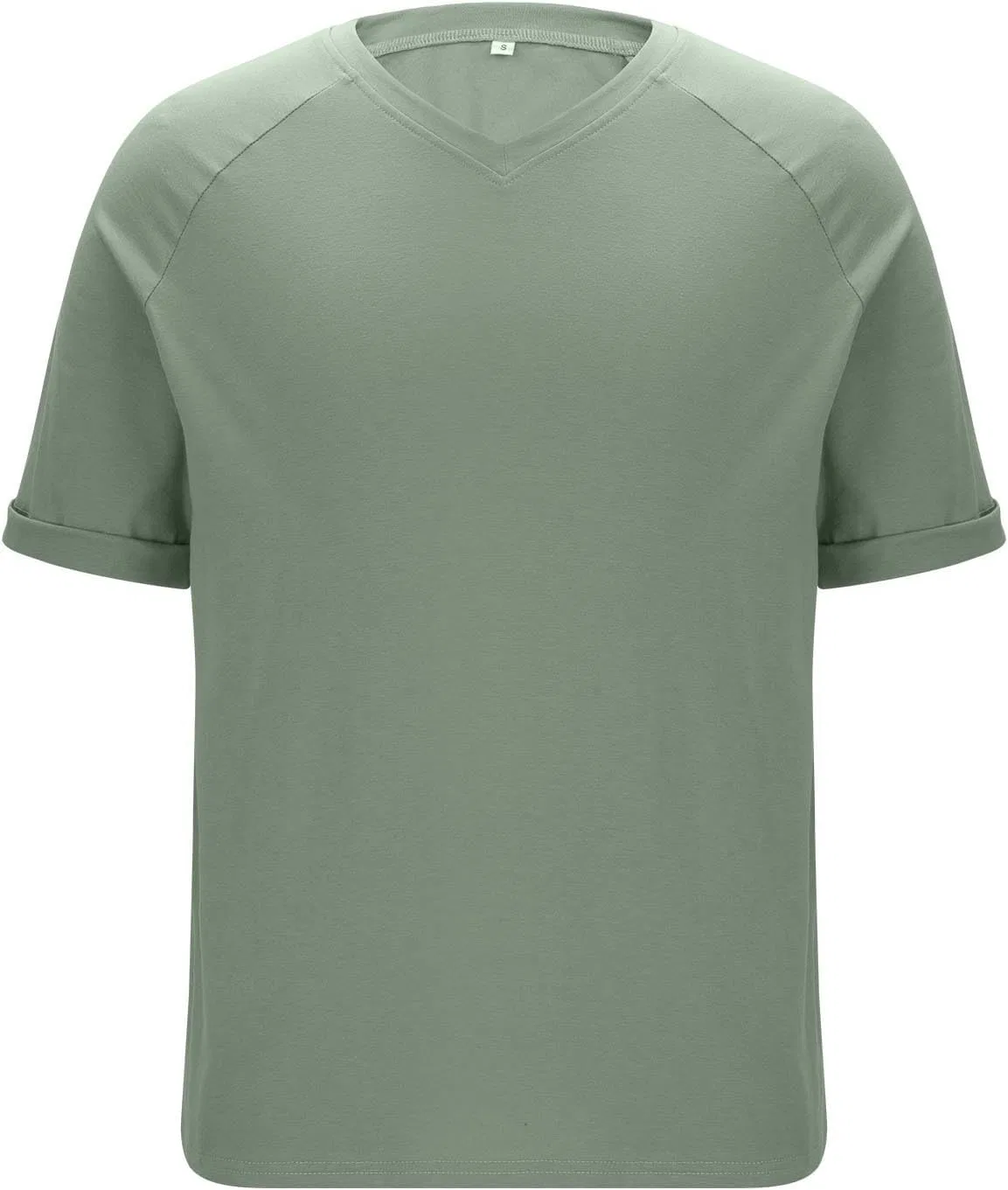 Мужская свободная футболка с круглым вырезом Oversize, Green