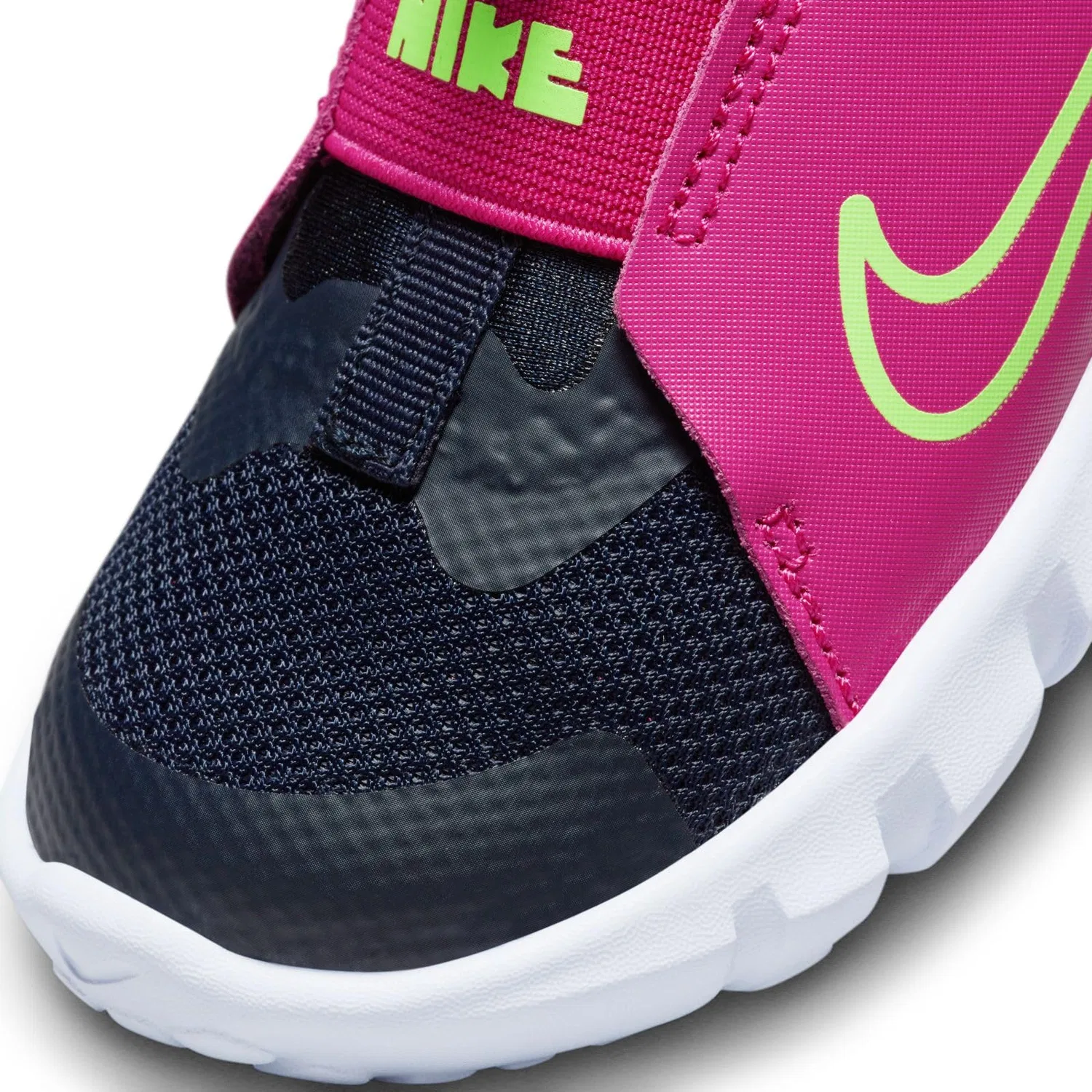 Детские кроссовки для мальчиков с цветными блоками Flex Runner 2 NIKE, Pink Black — фото 4