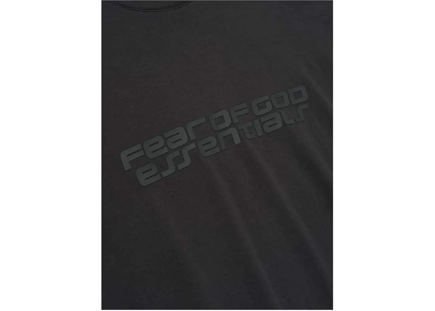 Мужская футболка с длинным рукавом Fear of God Essentials Tee, Vintage Black — фото 3