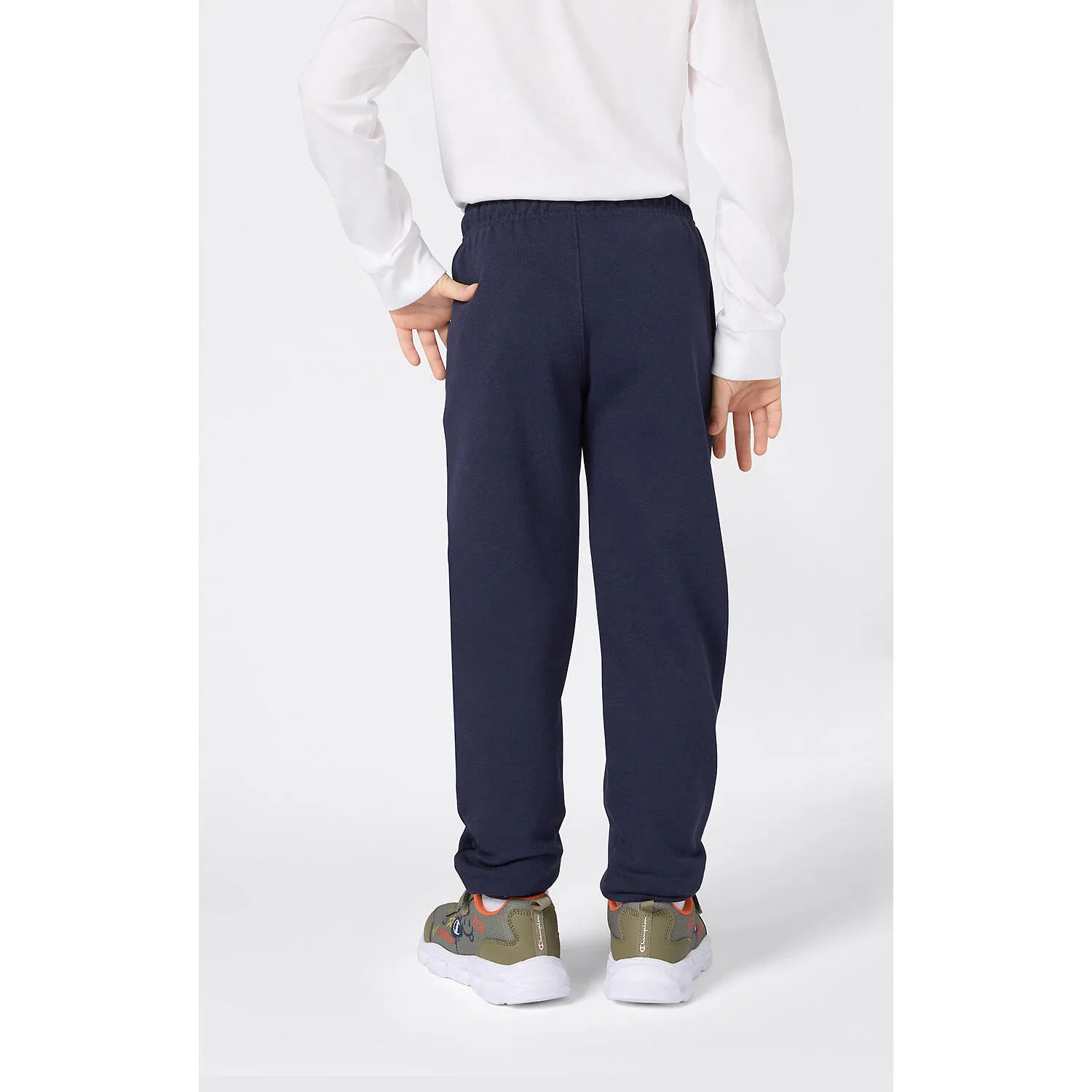 Детские спортивные брюки с манжетами Rib Cuff Pants Champion, Blau Braun — фото 3