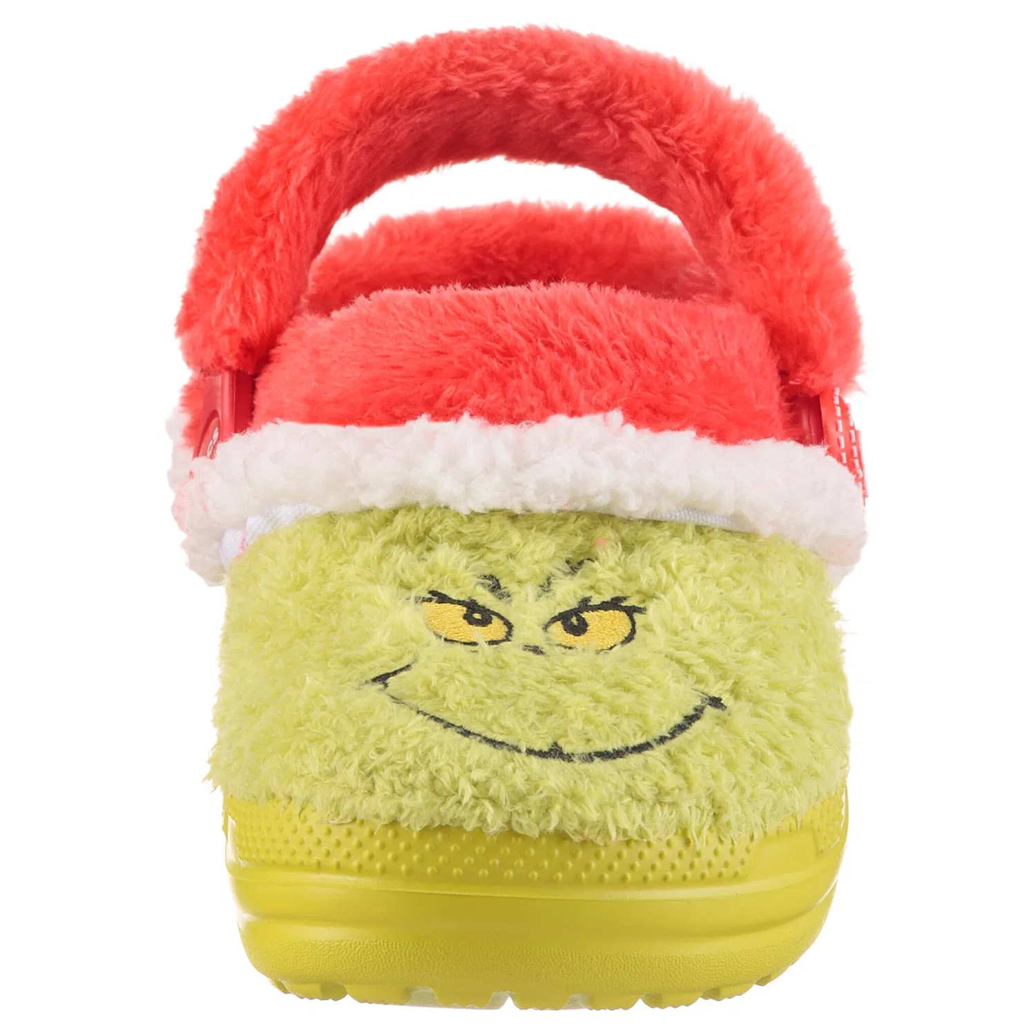 Детские сабо с подкладкой The Grinch Classic Lined Clog Crocs, Red Green — фото 4