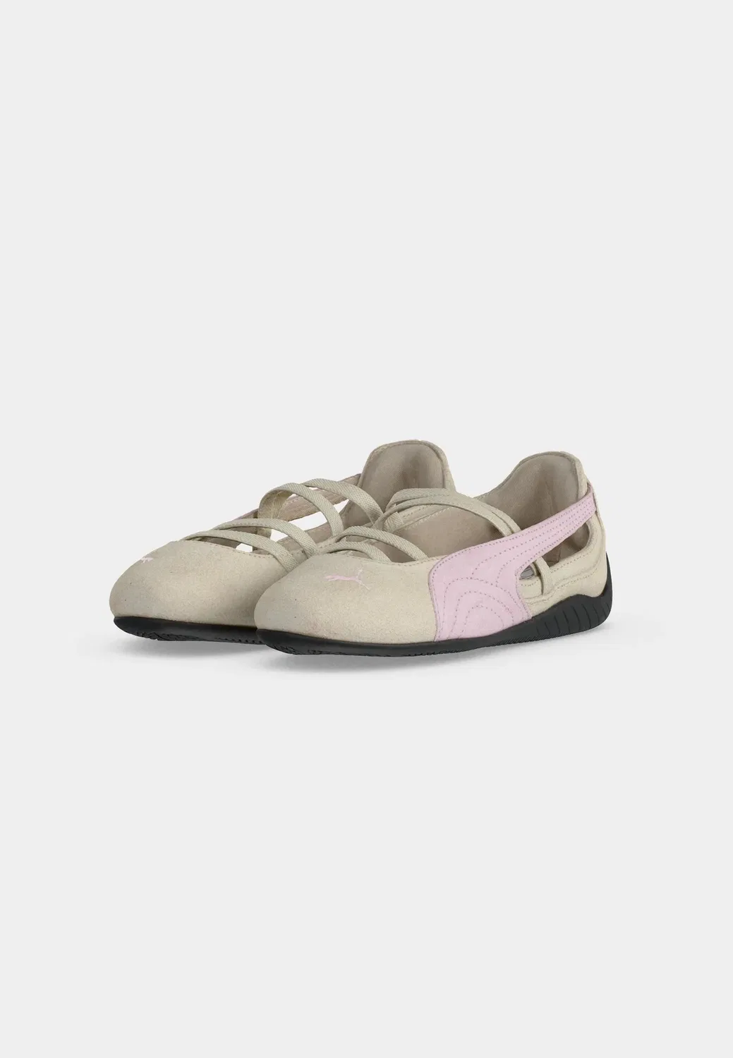 Балетки Speedcat унисекс с ремешком на щиколотке Puma, Silver-Coloured Fog/Black — фото 3