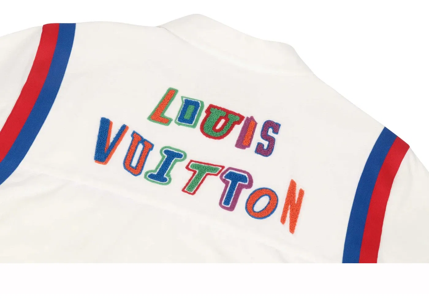 Мужская футболка с принтом Louis Vuitton x NBA, Beige — фото 2