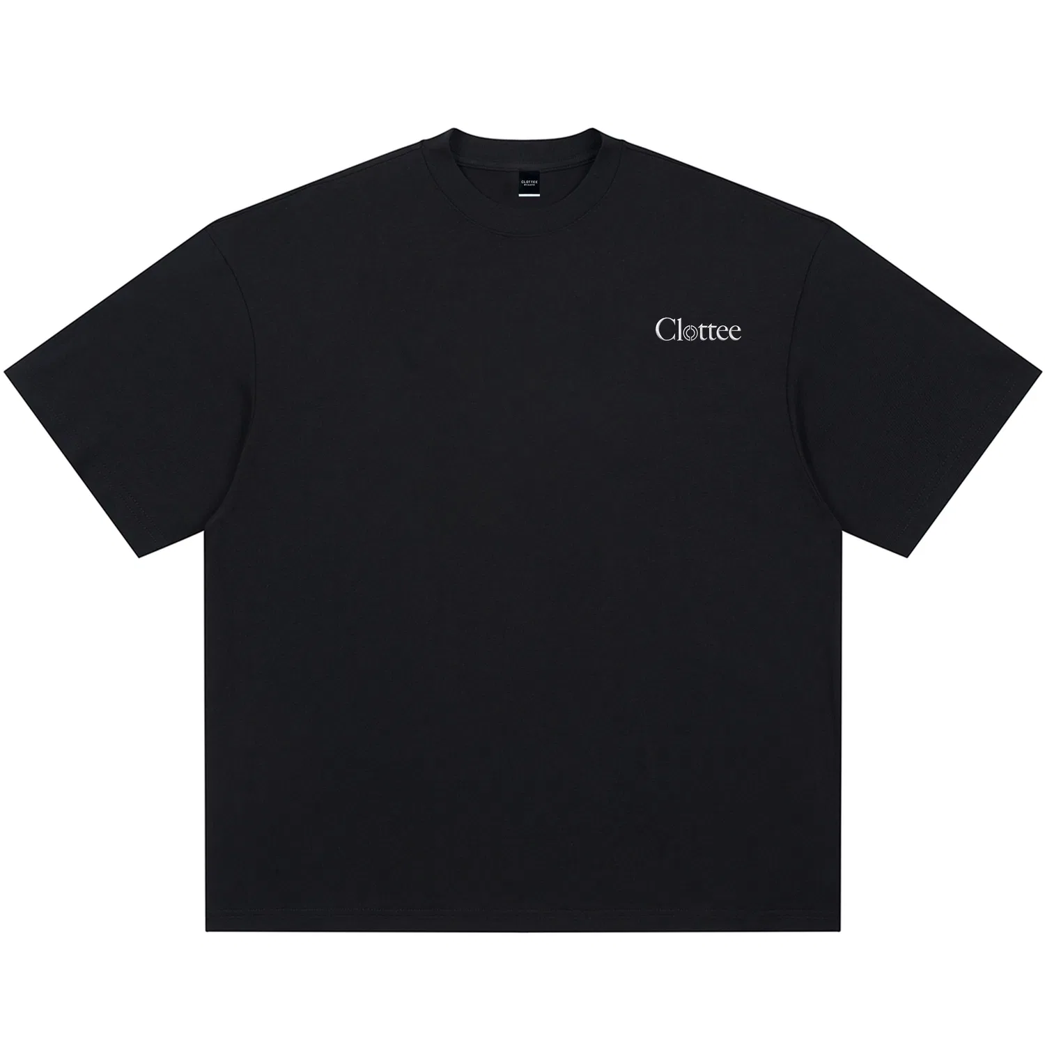 Детская футболка с круглым вырезом, свободного кроя CLOT, White Heather Gray — фото 4