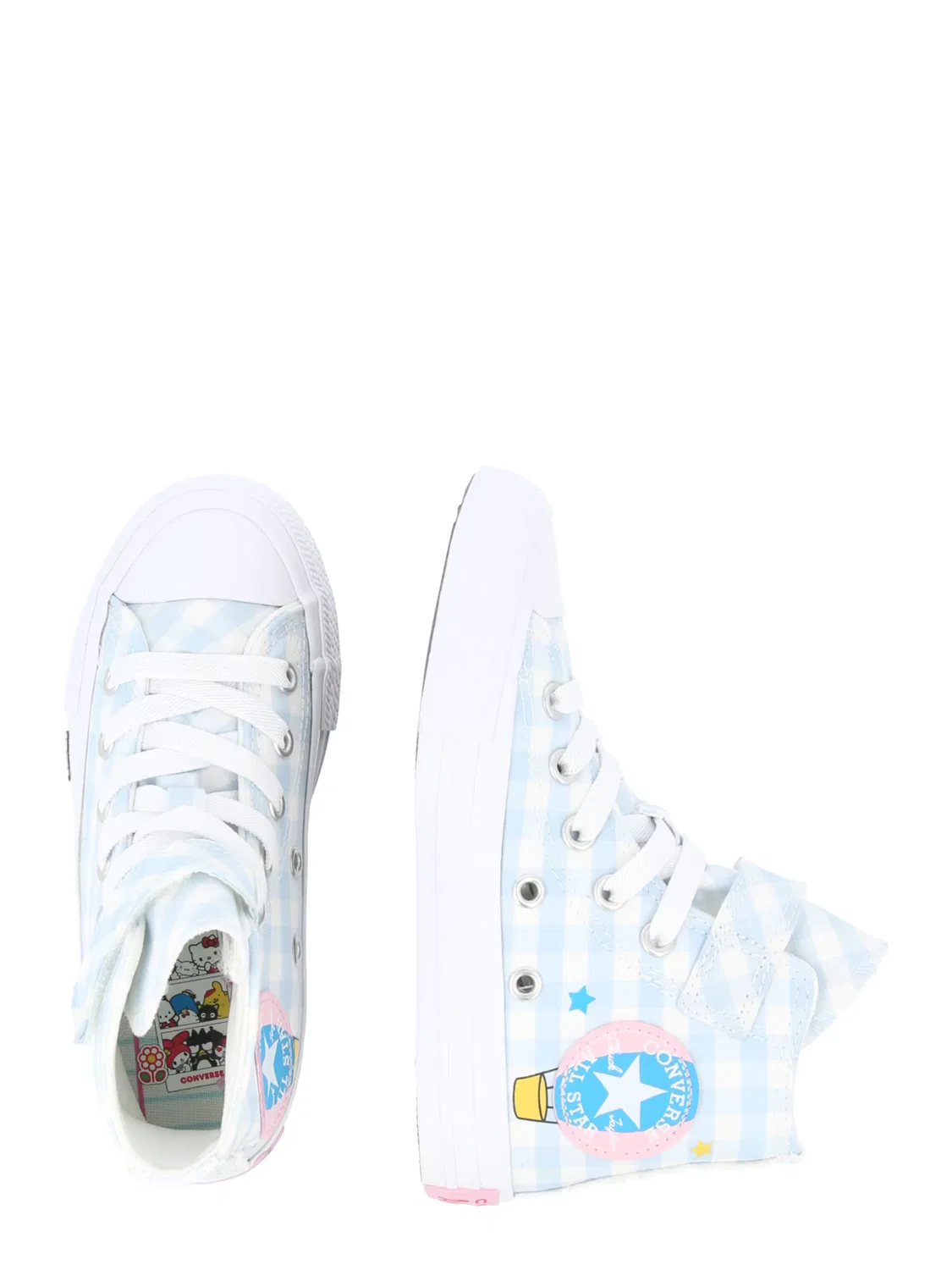 Кроссовки Converse Chuck Taylor All Star небесно-голубого и светло-голубого цвета — фото 2