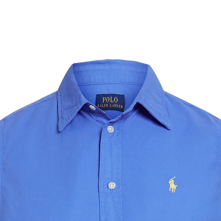 Женская рубашка с принтом SS24 Shirt Polo Ralph Lauren, Blue — фото 4