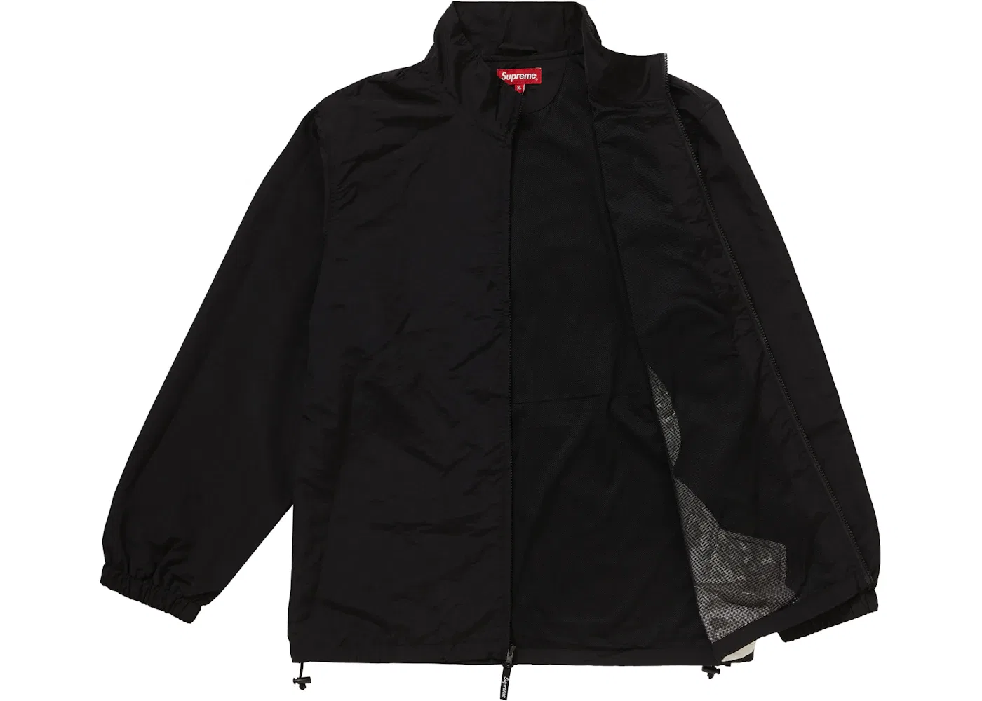Мужская куртка с принтом Supreme S Logo Jacket, Black — фото 3