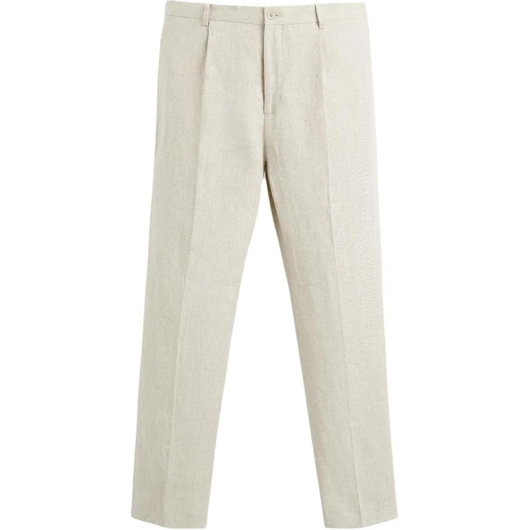 Мужские повседневные брюки прямого кроя Light Beige ZARA, Light Beige
