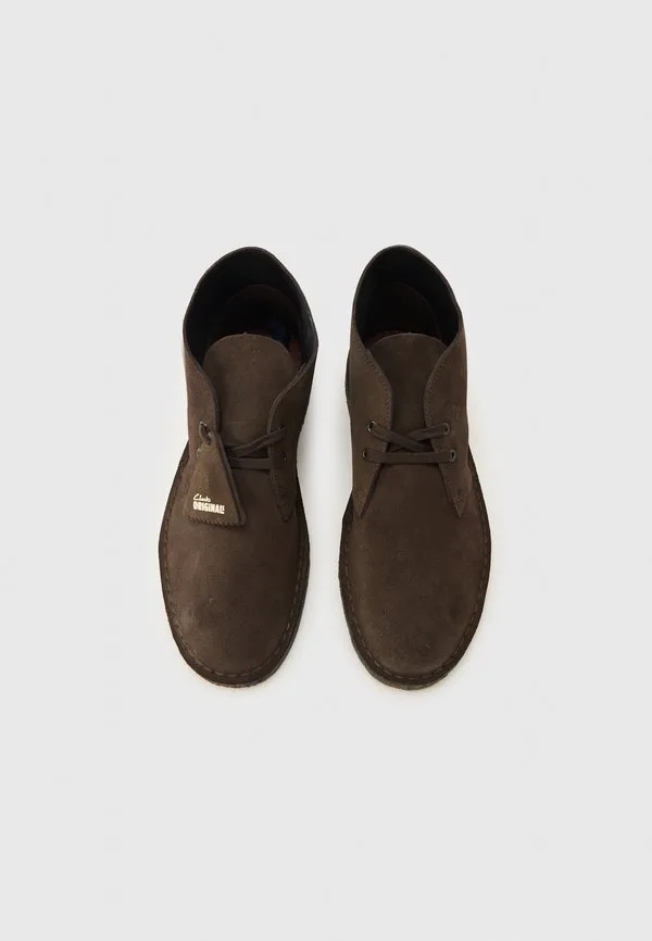 Повседневные ботинки на шнуровке в пустынном стиле Clarks Originals, Brown — фото 4