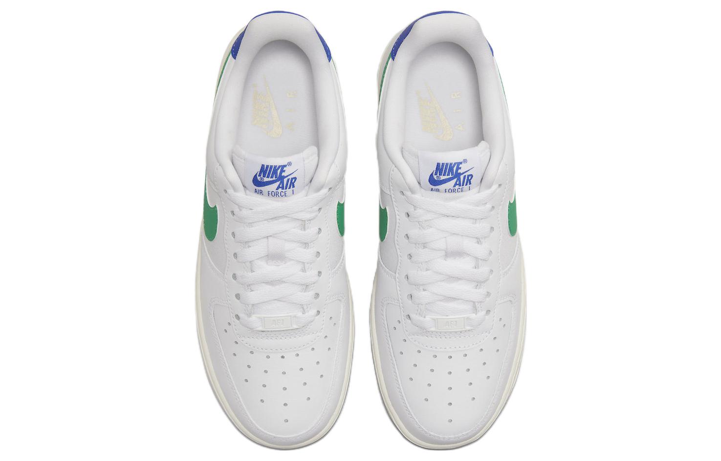 Кроссовки Nike Air Force 1 Low '07, белый/зеленый — фото 4