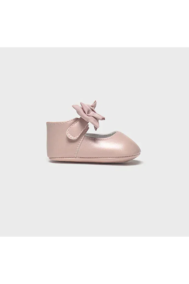 Детские балетки для девочек из искусственной кожи Mayoral, Pink — фото 2