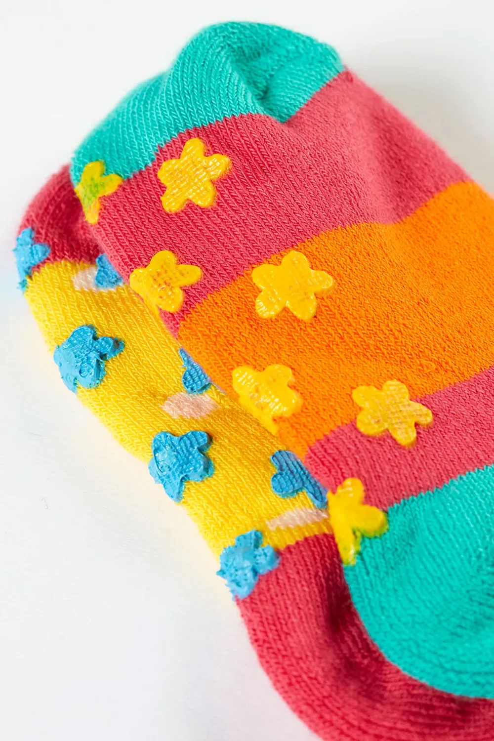 Носки с нескользящей подошвой, комплект из 2 пар, Frugi, Multi — фото 4