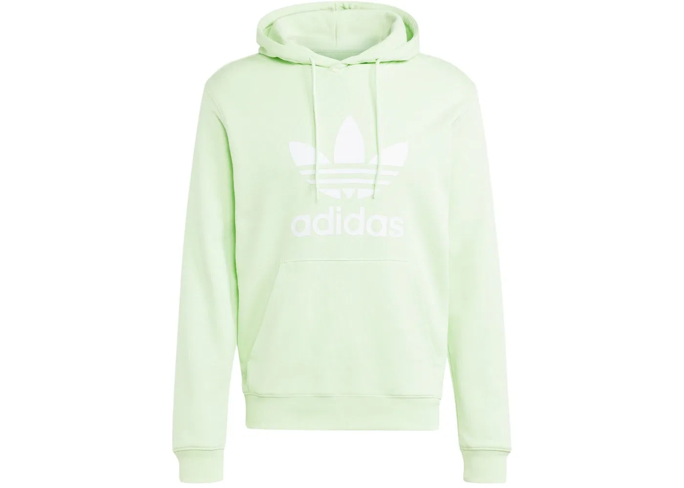 Мужское худи с капюшоном Adicolor Classics Trefoil Adidas, цвет Semi Green Spark