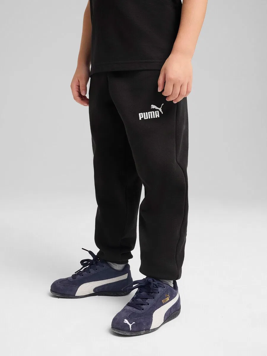 Зауженные брюки PUMA 'ESS No. 1' черного цвета — фото 3