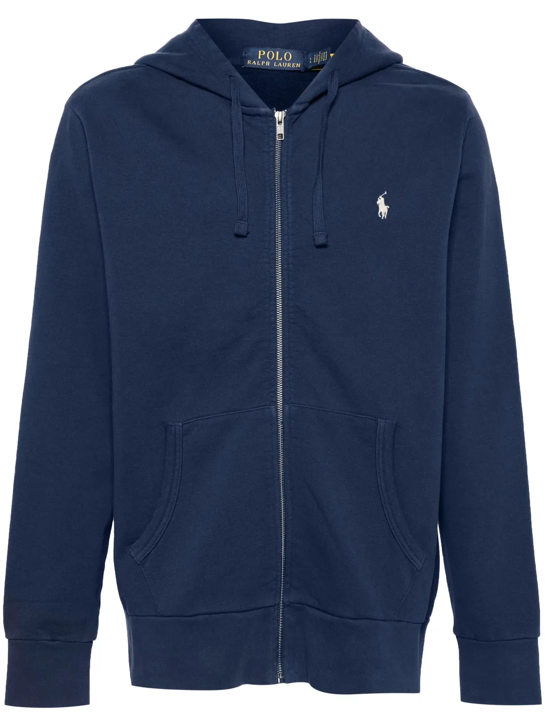 Худи с вышивкой Пони Polo Polo Ralph Lauren, темно-синий