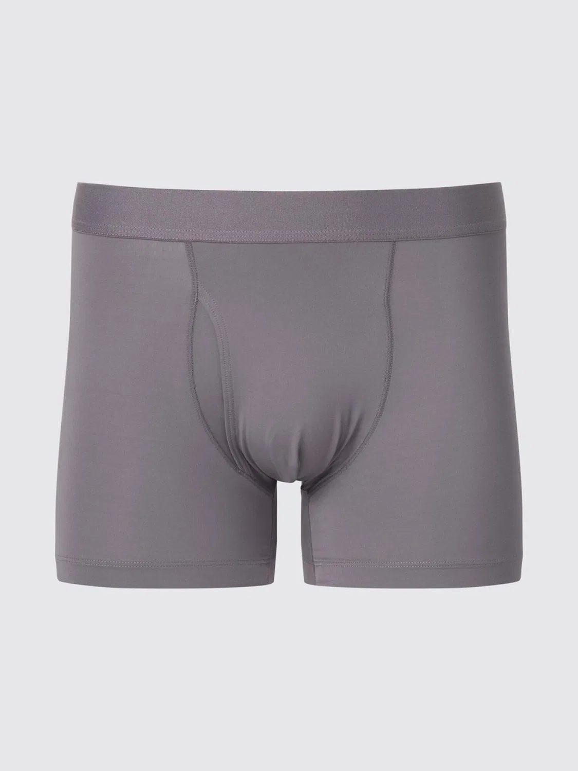 Шорты-боксеры трикотажные AIRism Uniqlo, серый