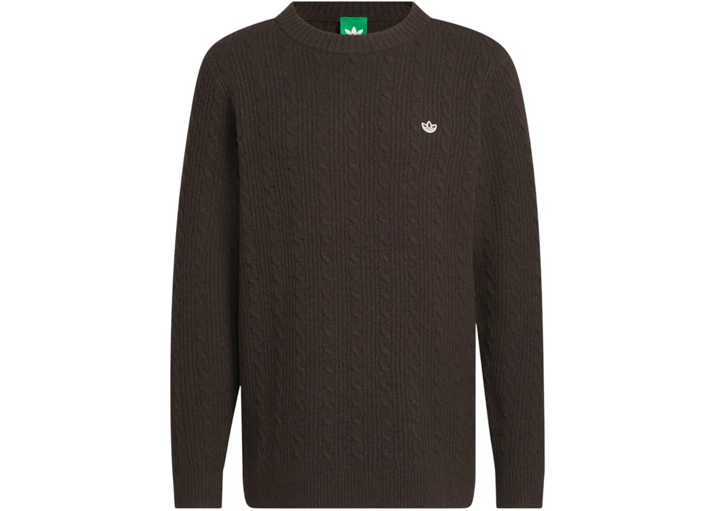 Мужской свитер с косами Adidas, Dark Brown