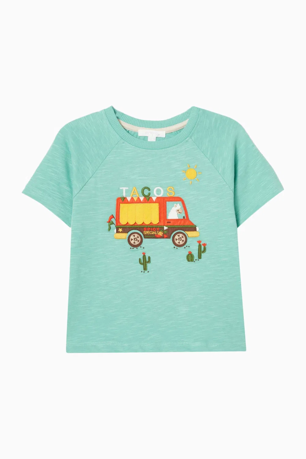 Футболка свободного кроя из органического хлопка Taco Truck Purebaby