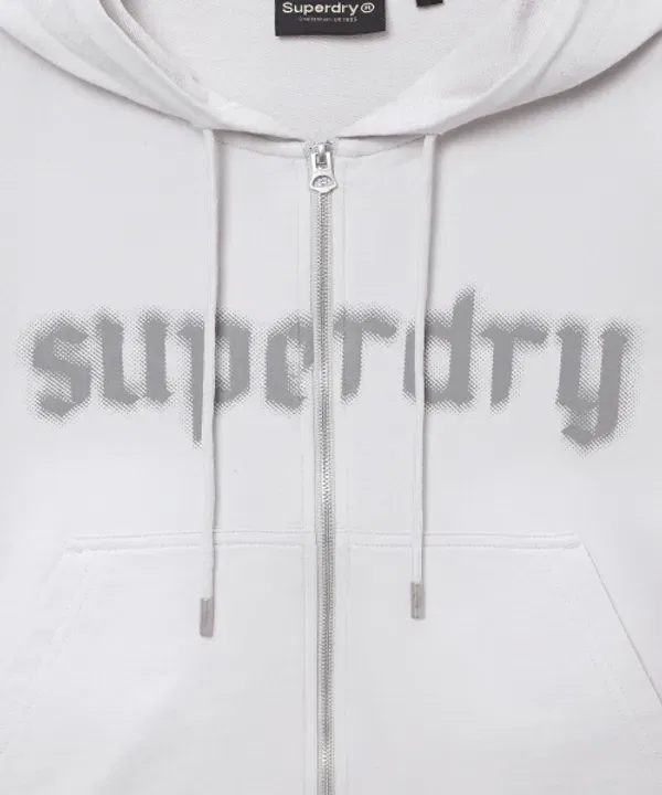 Худи на молнии женское Superdry, Cool Gray — фото 4
