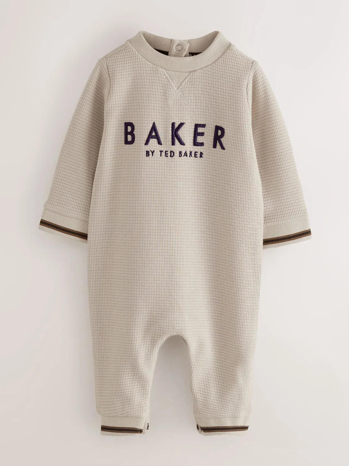 Комбинезон с длинным рукавом, текстурный Baker by Ted Baker, Stone