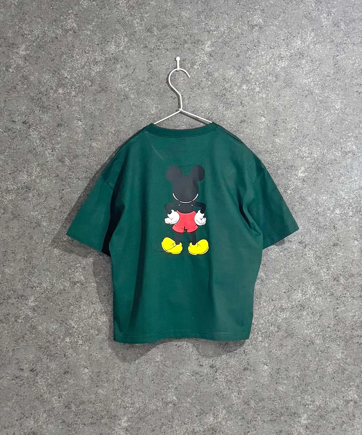 Детская футболка с принтом Mickey Mouse оверсайз Disney, Dark Green