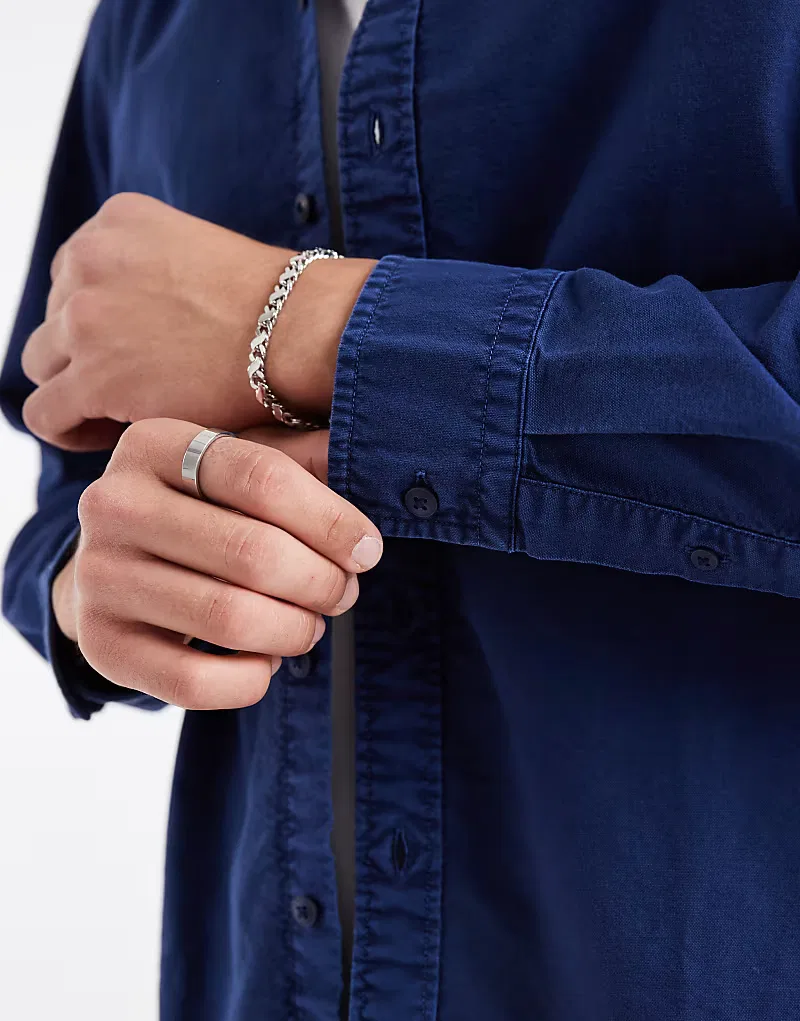 Рубашка authentic на пуговицах Levi's, темно-синий — фото 3