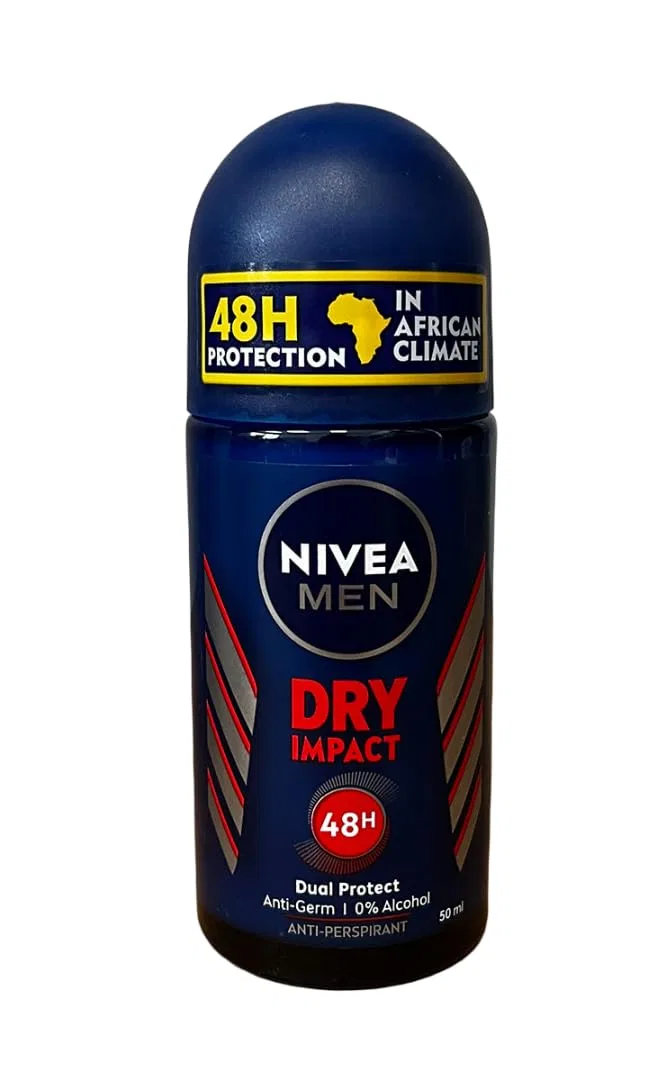 Антиперспирант-дезодорант роликовый Nivea For Men Dry Impact, набор 3 шт., 50 мл, Fresh
