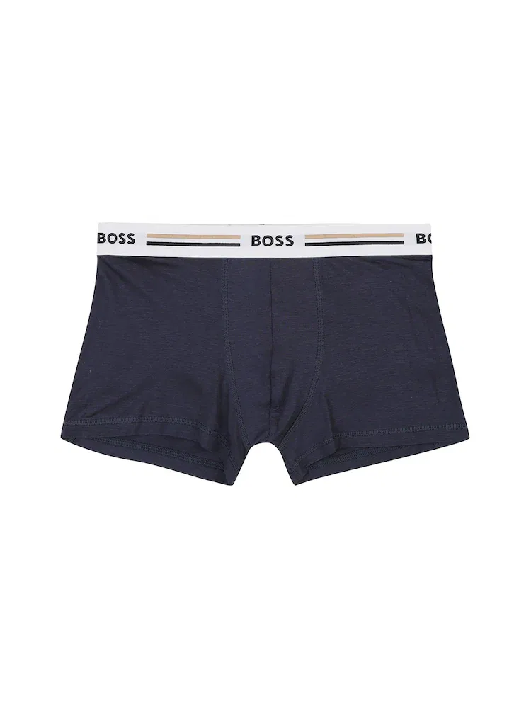 Трусы 3PK Stretch Trunk BOSS, Black — фото 2