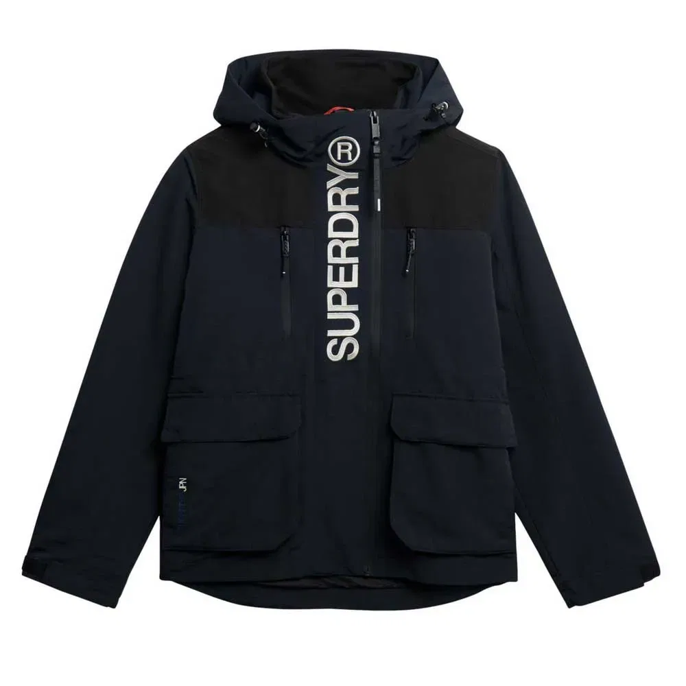 Ветровка Colour Block Ult Superdry, черный — фото 3
