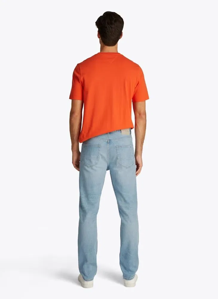 Джинсы прямые с эффектом потертостей Denton Tommy Hilfiger, синий — фото 2