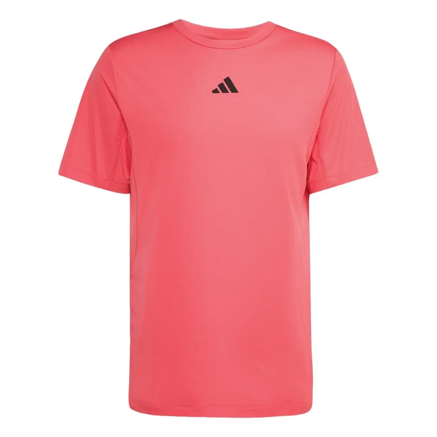 Спортивная футболка ADIDAS PERFORMANCE Performance Shirt 'D4T Power' малинового цвета
