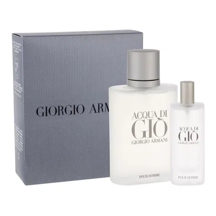 Набор парфюмерный Giorgio Armani Acqua Di Gio Pour Homme, 100 мл + 15 мл