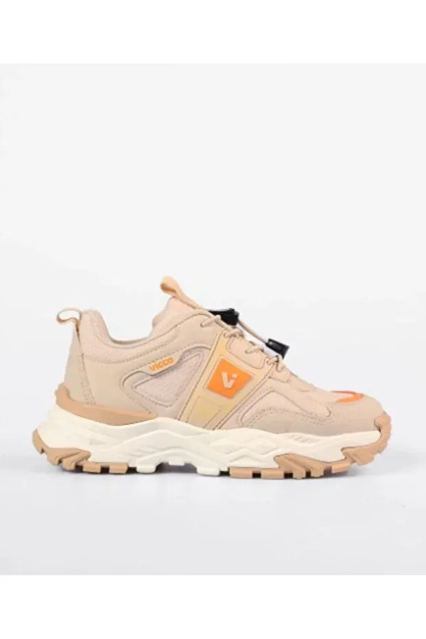 Детские спортивные туфли для мальчиков из искусственной кожи Vicco, Beige — фото 3