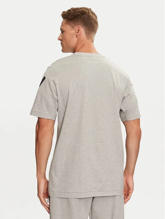 Футболка regular fit Adidas, серый — фото 3