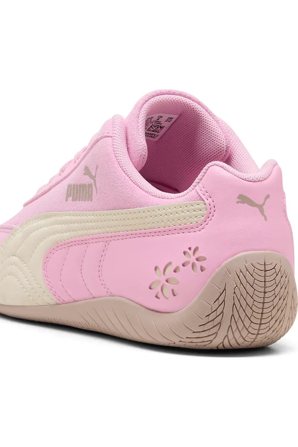 Детские кроссовки на шнуровке Speedcat OG PUMA, Pink Shimmer/Alpine Snow — фото 4