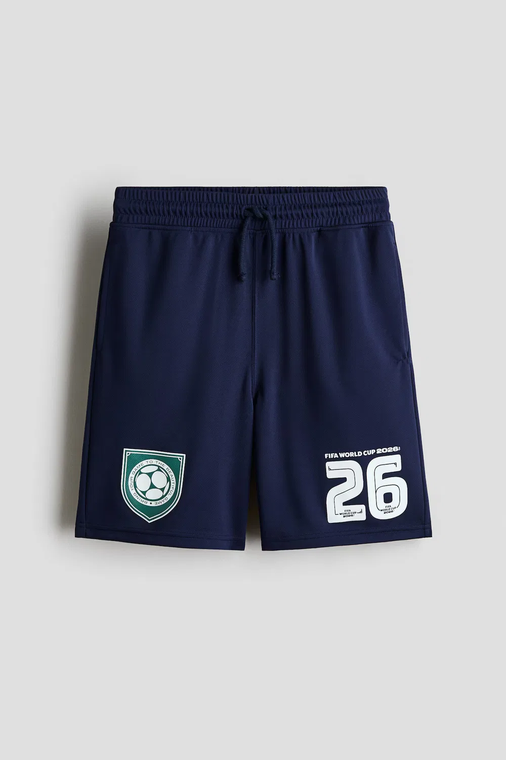 Сетчатые шорты с принтом H&M, Dunkelblau/Fifa World Cup 2026