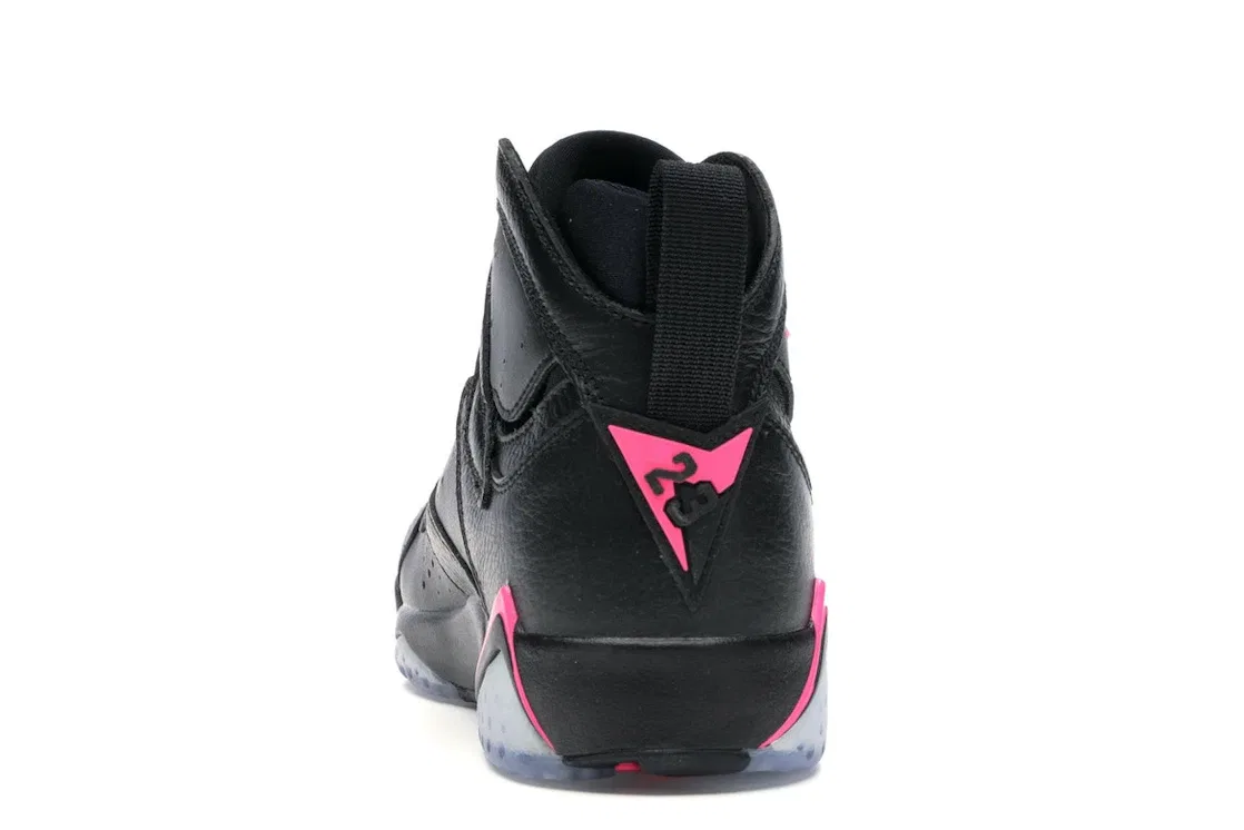 Детские кроссовки Lifestyle с принтом Jordan 7 Retro Jordan, Black/Hyper Pink — фото 4