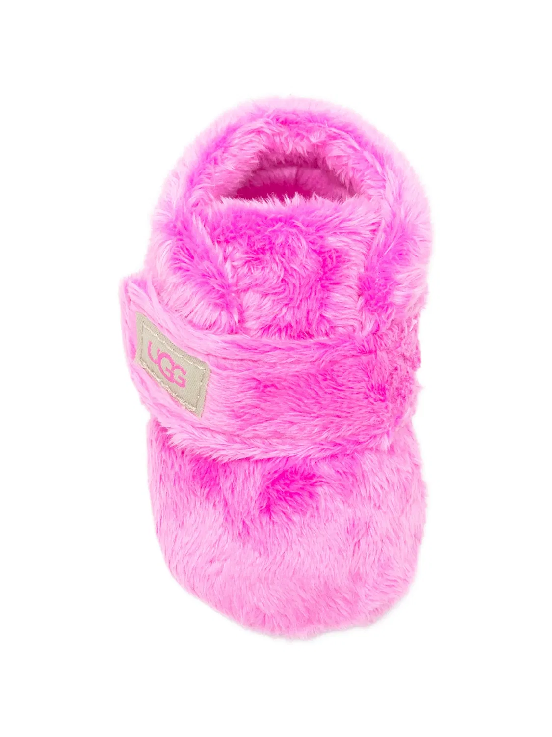 Пинетки на липучках Ugg Kids, розовый — фото 4