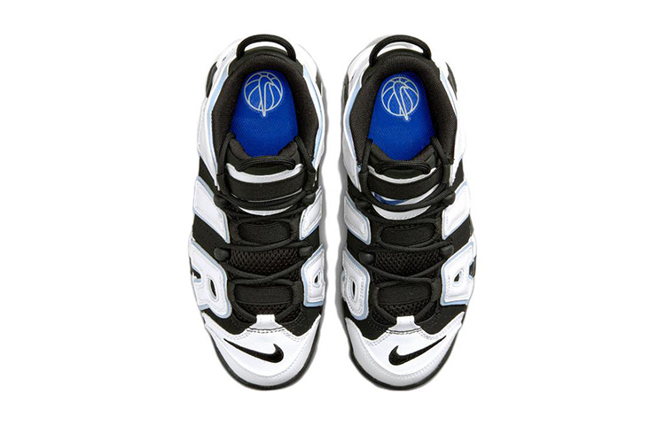 Кроссовки Nike Air More Uptempo 96, черный/белый — фото 4