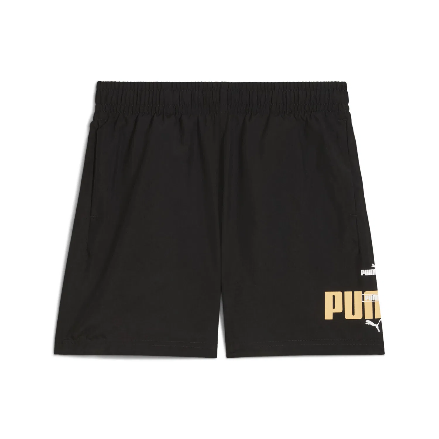 Детские шорты с принтом Essentials Logo Lab Summer Puma, Черный