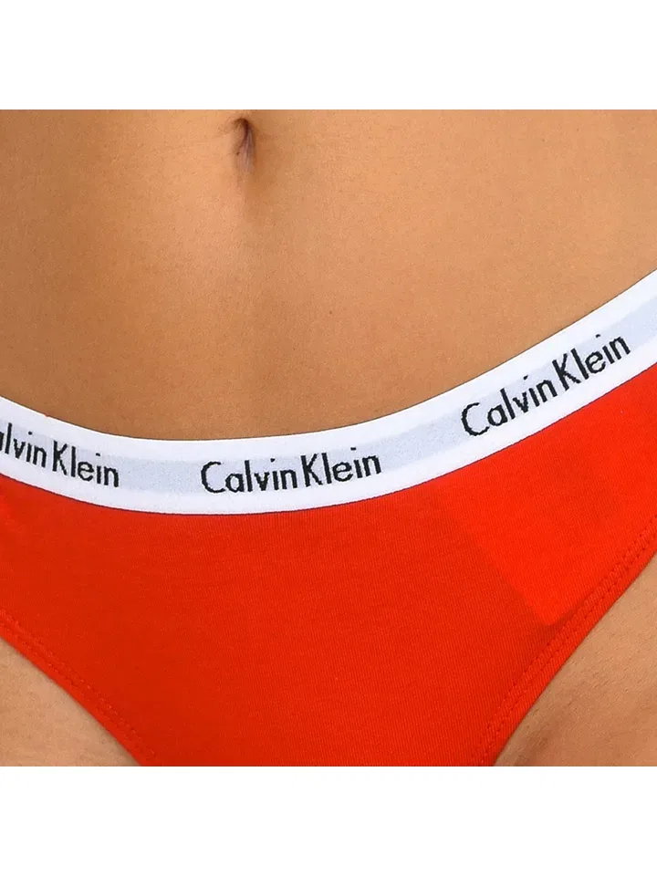 Женские стринги набор Calvin Klein, Rot/White/Hellblau — фото 3