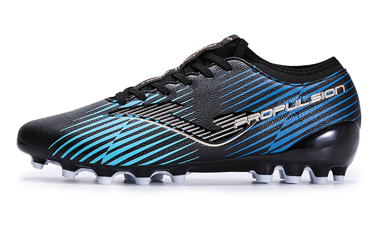 

Футбольные бутсы мужские низкие черные/синие Joma