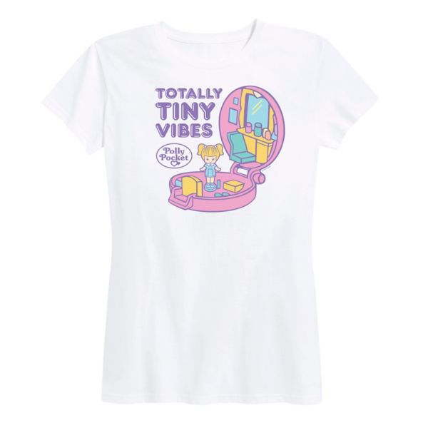 

Женская футболка с принтом «Total Tony Vibes» Polly Pocket, белый