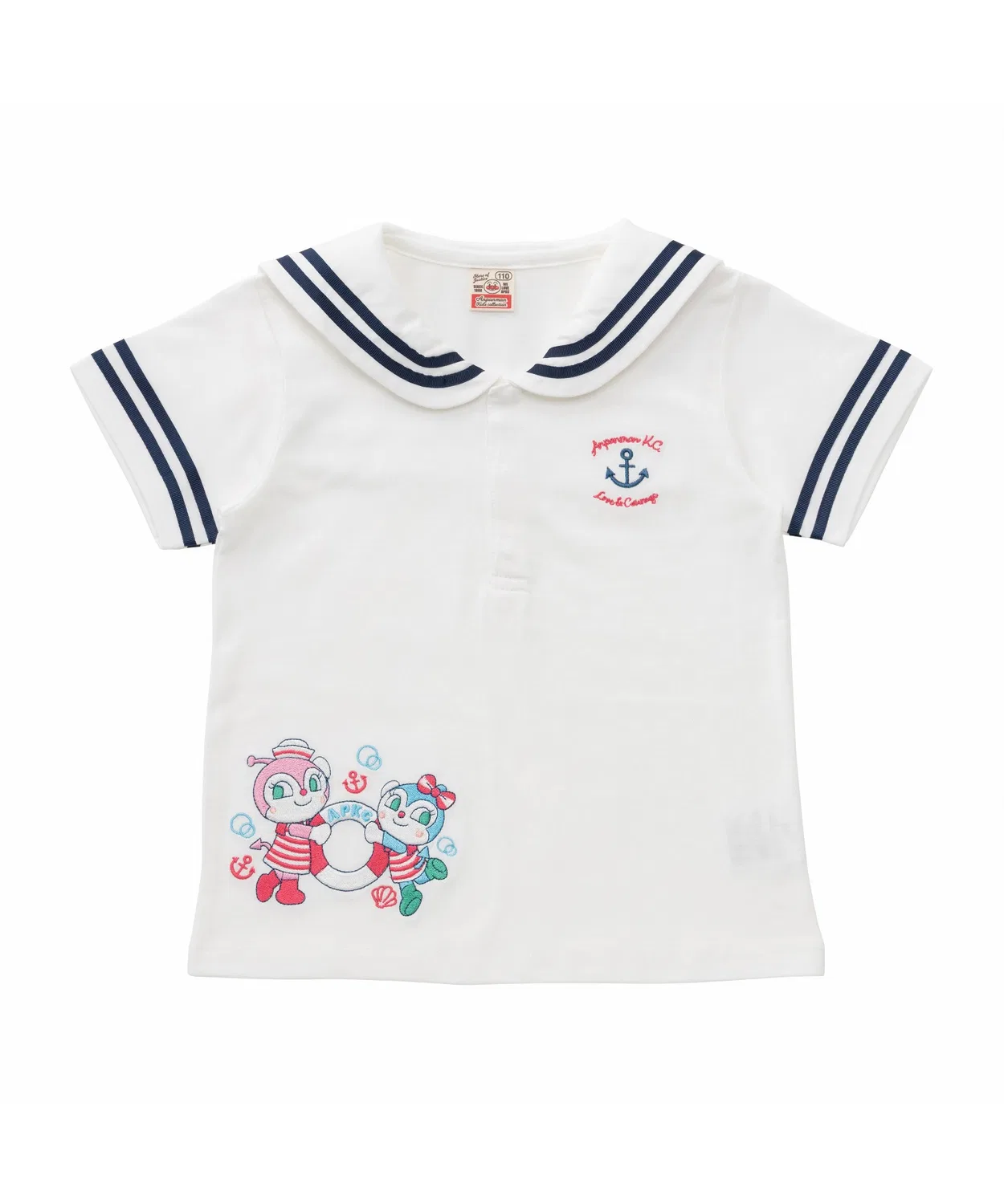 Детская футболка с морским принтом Докин и Кокин ANPANMAN KIDS COLLECTION, Pink — фото 4